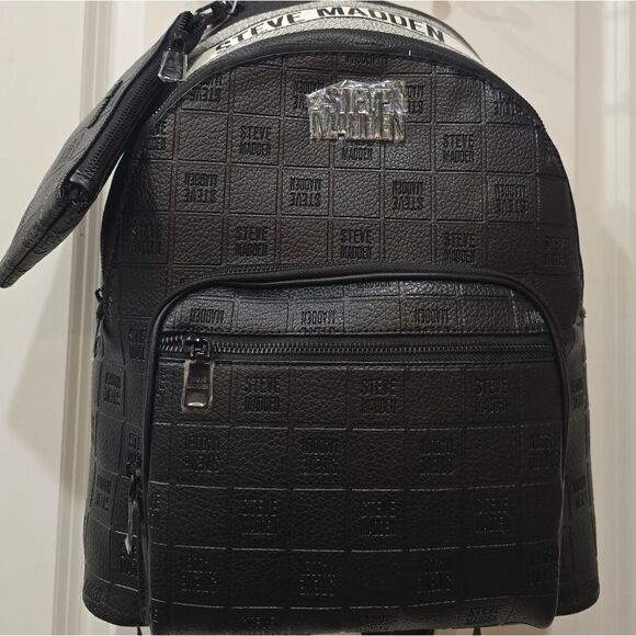 Steve Madden BFelix Block Logo Top Stripe Logo Backpack main image 7